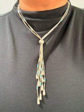 Rare Vintage Native American  Liquid Sterling